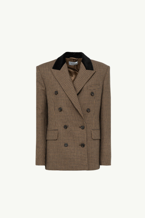 BLAZER DOPPIOPETTO PIED DE POULE