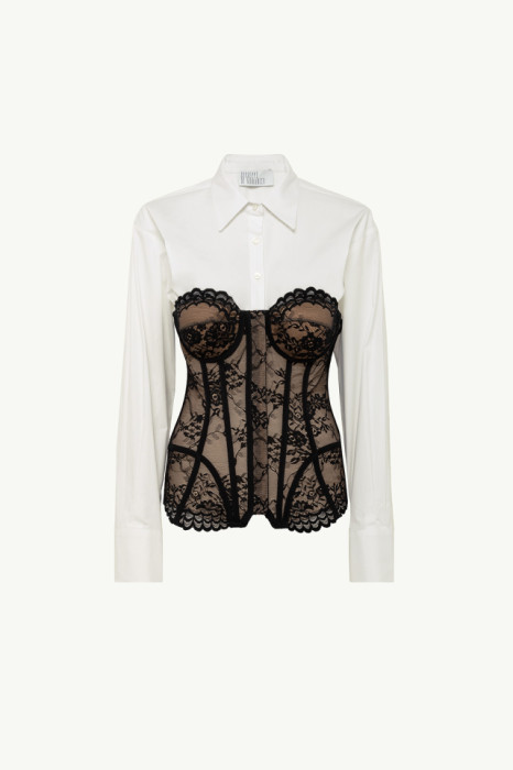 CAMICIA TOP E BUSTIER LINGERIE