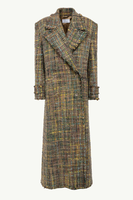 BOUCLÉ OVERSIZED COAT