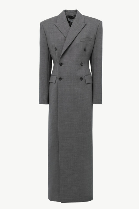 LONG COAT IN WOOL