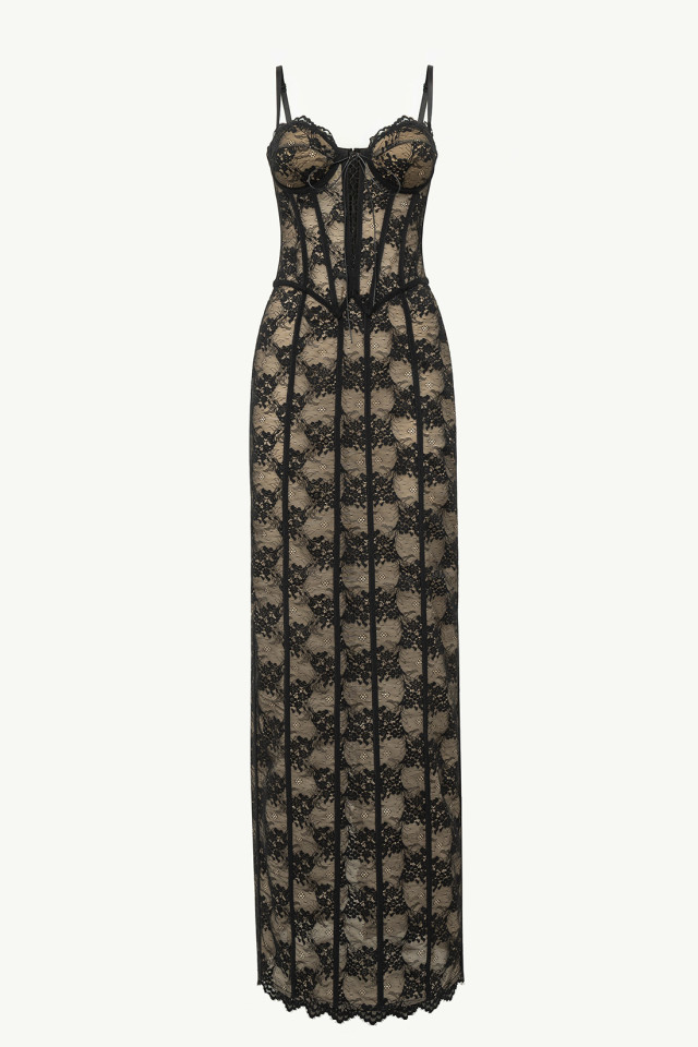 LONG LACE DRESS