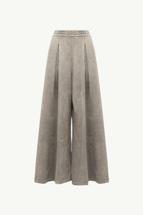 MAXI PANTS IN WASHED COTTON