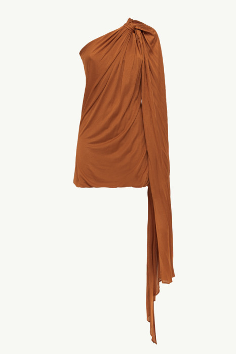 ASYMMETRIC ONE-SHOULDER MINI DRESS