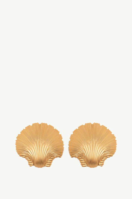 EARRINGS IN GOLD-TONE BRASS