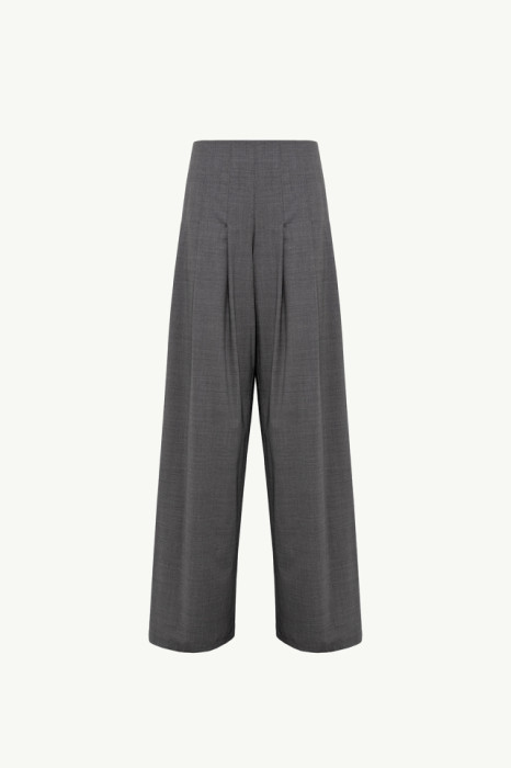 WIDE PANTS IN LIGHT WOOL