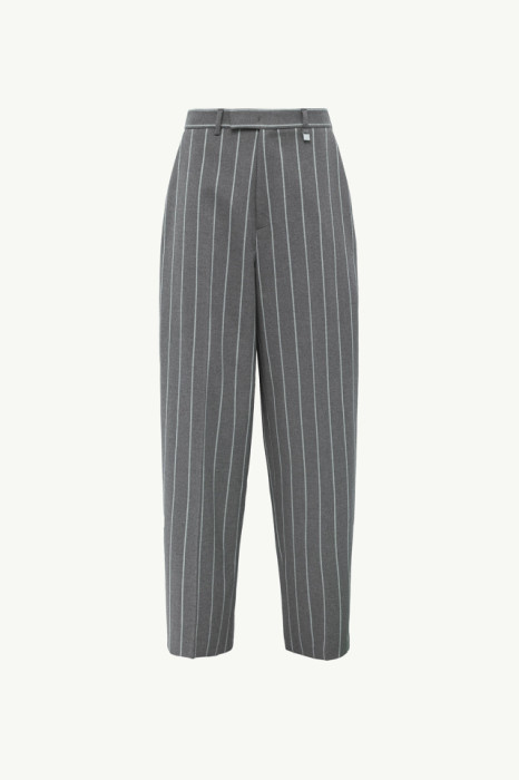 PINSTRIPED TAILORED PANTS