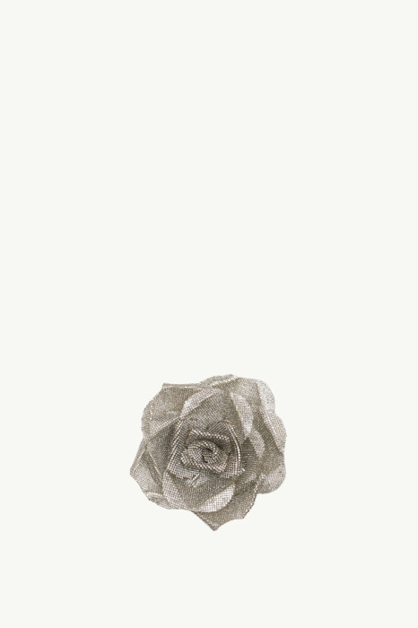 3D ROSE PIN IN SILK