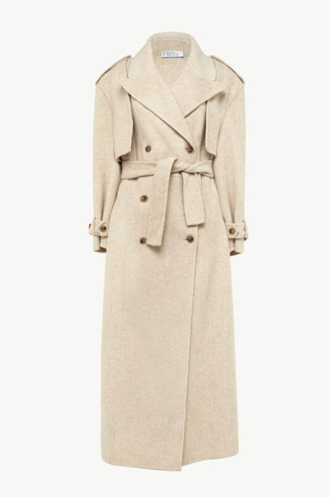 WOOLEN TRENCH COAT