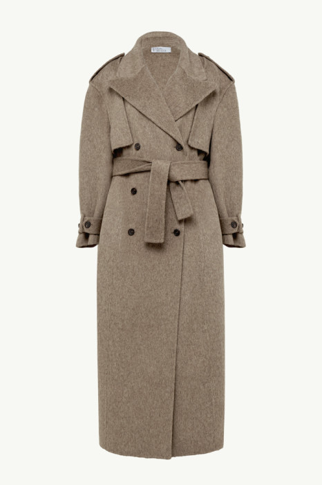 WOOLEN TRENCH COAT