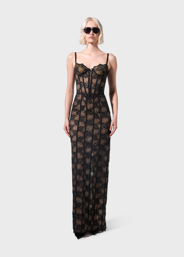LONG LACE DRESS